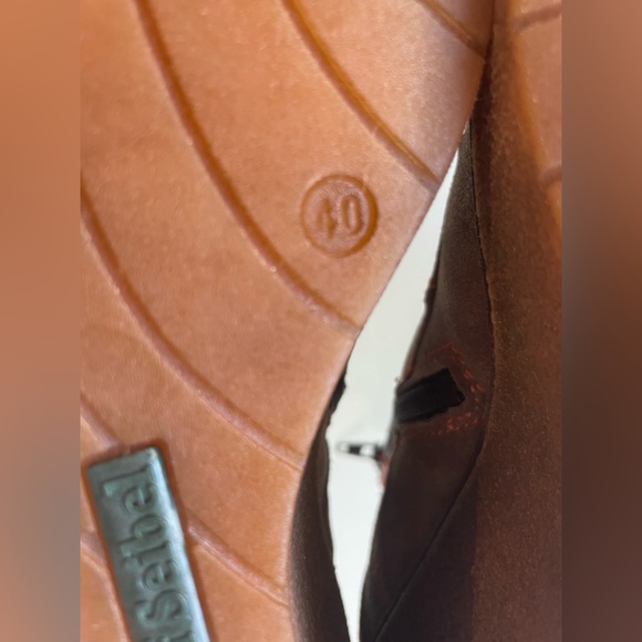 Joseph Seibel Brown Leather Ankle Boots / Wedge Booties - Size 10 US/ 40 EU 🌲 - Picture 10 of 14